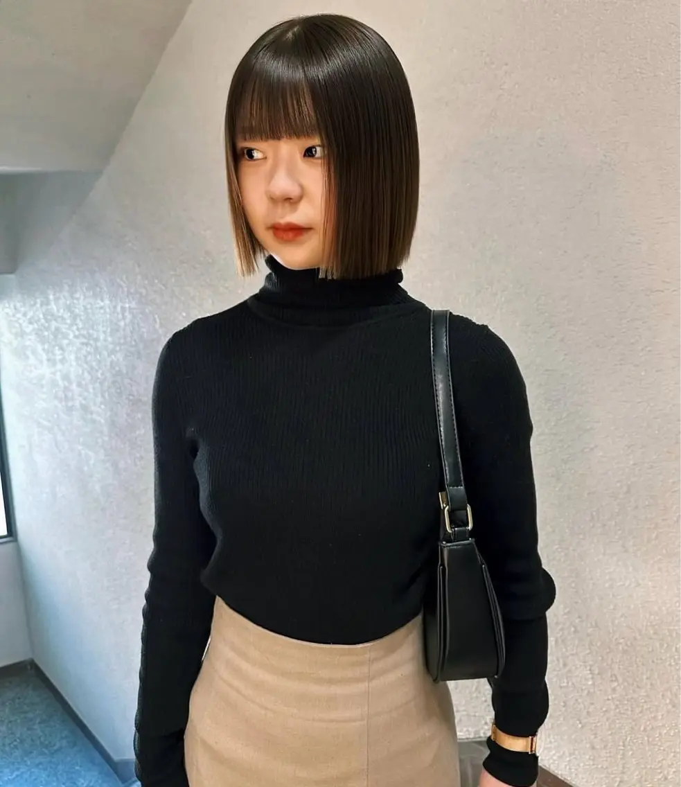 【広がり解消×艶カラー】カット＋カラー＋ストレート＋TRの写真