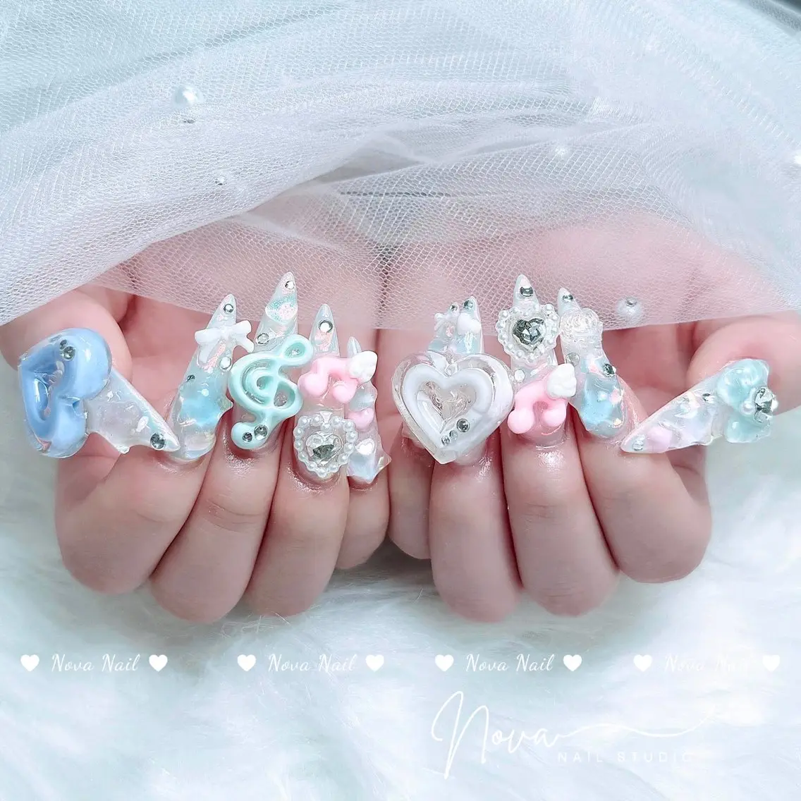ネイル ハンドネイル ハンドケア Kitty Nail Novaのネイルデザイン