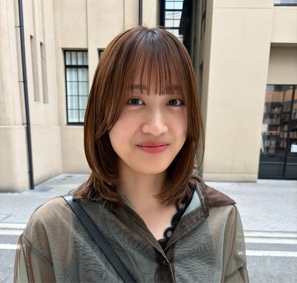rinka enu河原町のヘアスタイル