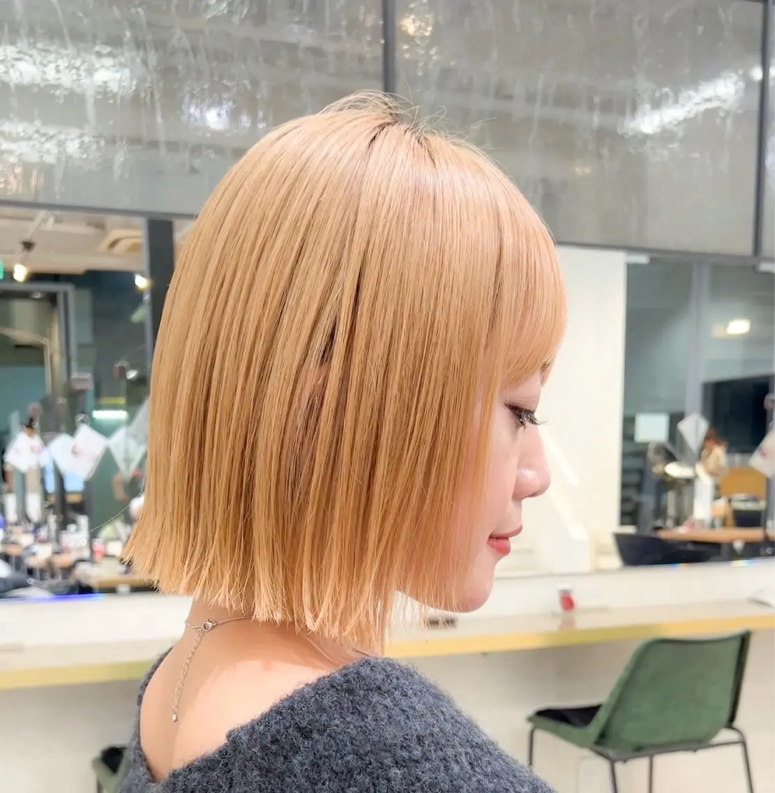 ⚡️ブリーチカラー+極上トリートメント🌟(リタッチ可)の写真