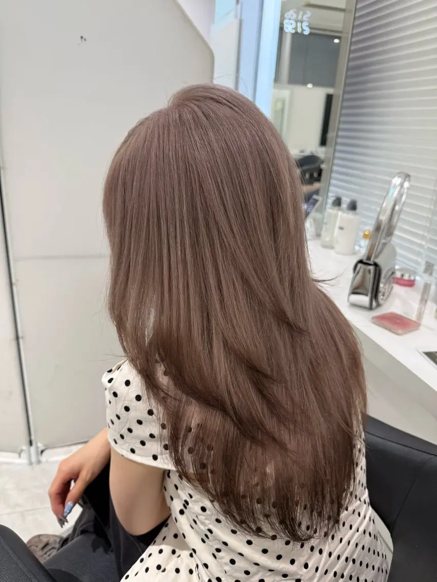 ロング カラー ヘアカラー 🤍ྀི透ける寒色 Cocoa🤍ྀིのヘアスタイル