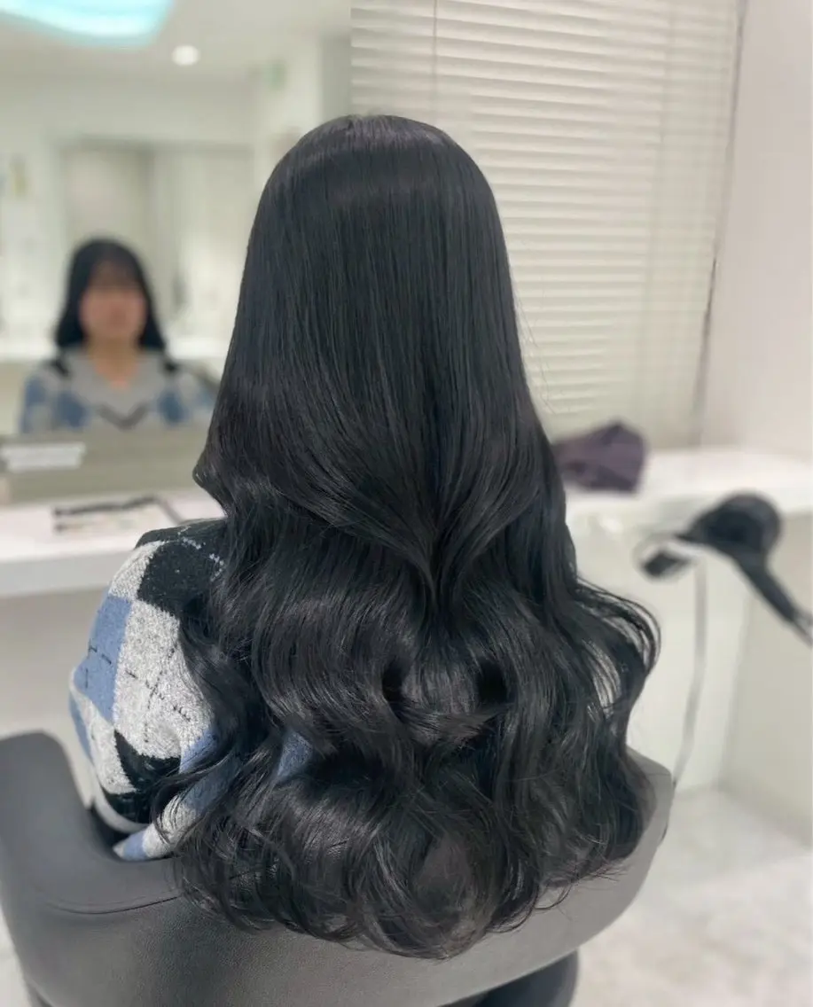 ロング カラー ヘアカラー トリートメント ヘアセット うる艶ワンホン/ HINANO🩶のヘアスタイル