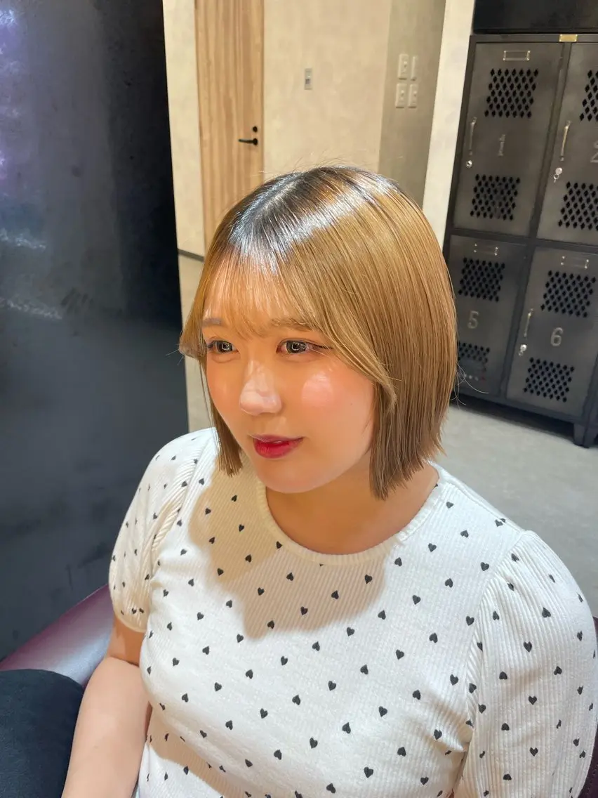 ショート ボブ ショートヘア 柳田 光のヘアスタイル
