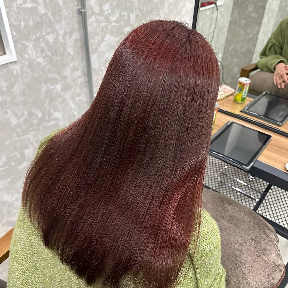 セミロング カラー ヘアカラー トリートメント 山口 智也のヘアスタイル