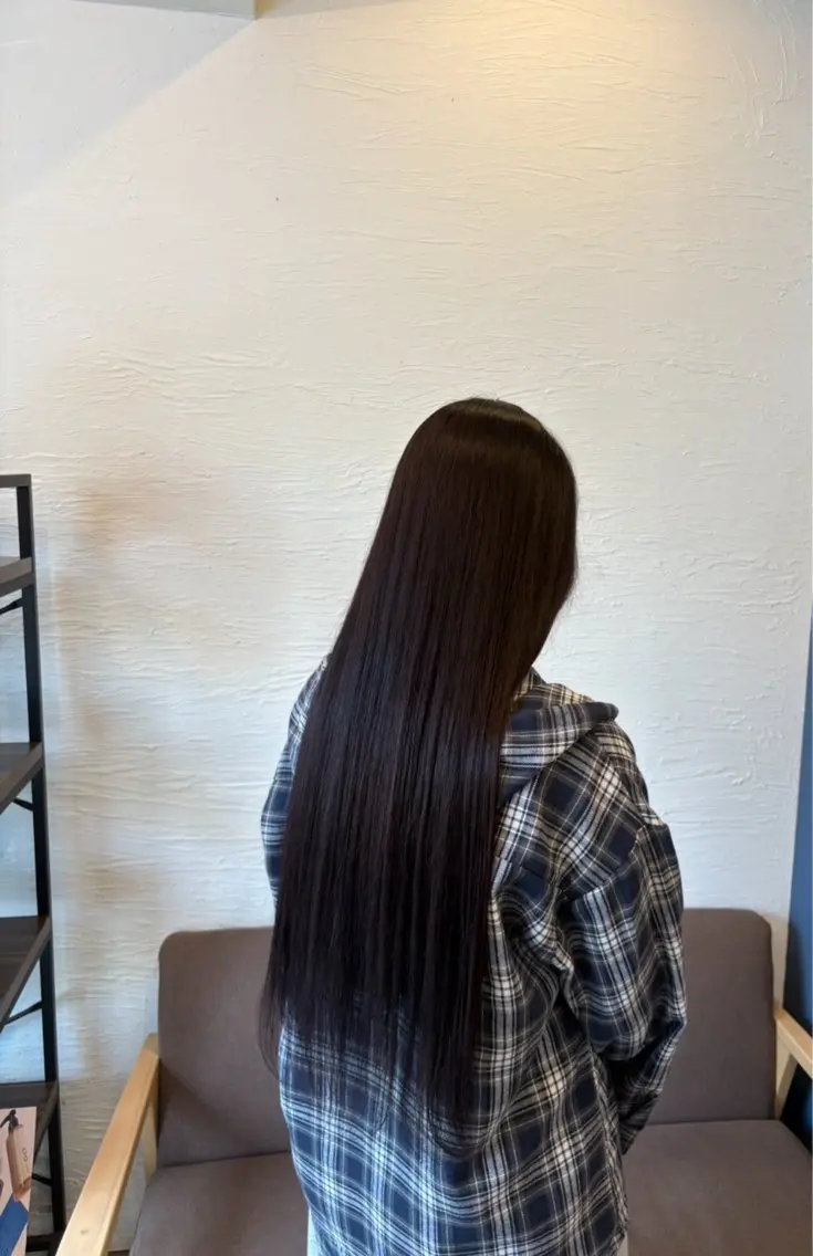 ロング カラー ブリーチ ロング 中澤 來美のヘアスタイル