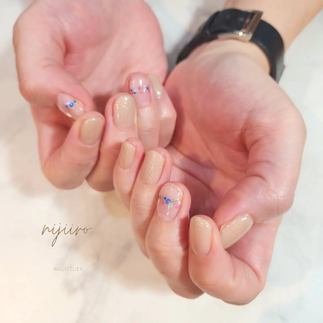 ネイル ハンドネイル nijiiro🌈 サトウのネイルデザイン