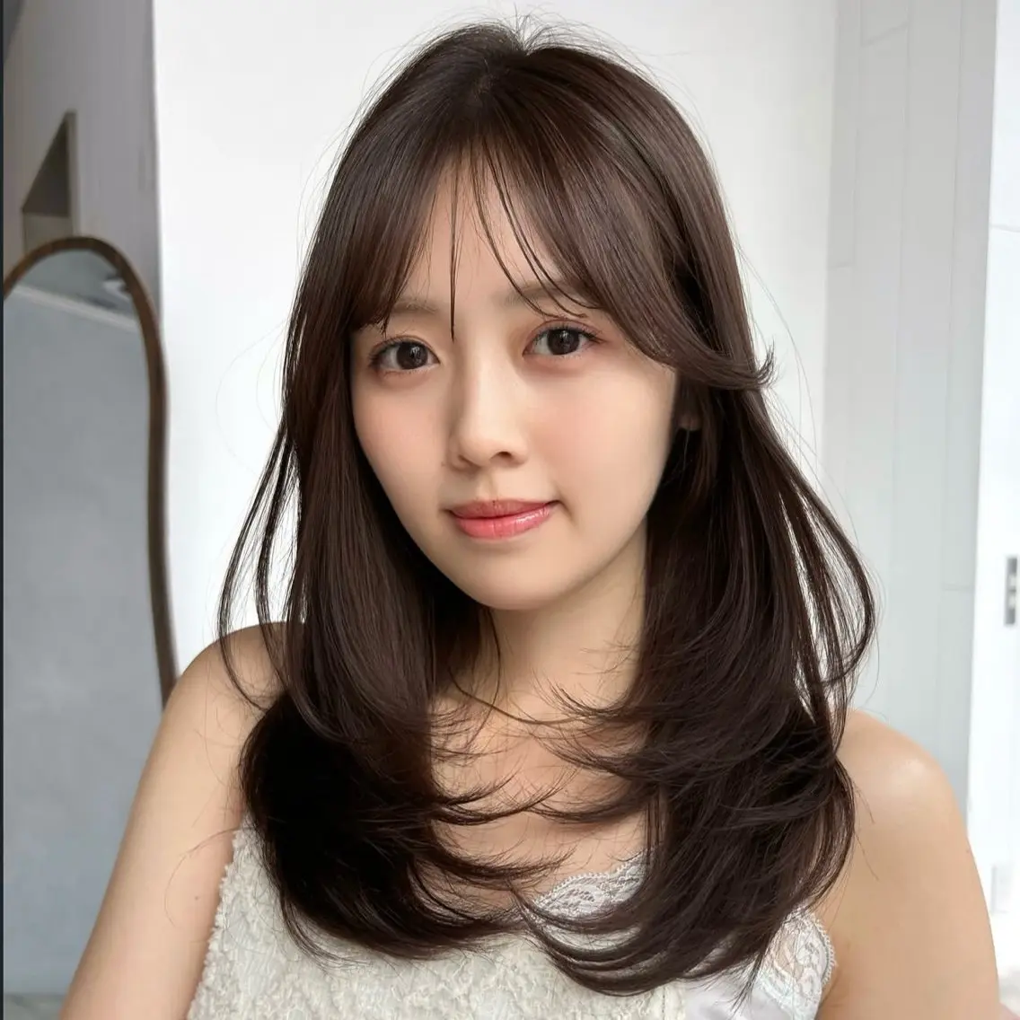 セミロング 池袋似合わせカット ✂️YUUKIのヘアスタイル