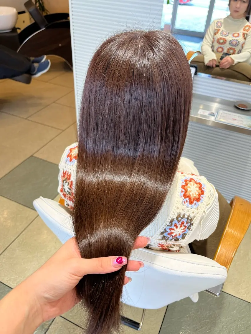 カラー 淡色┊︎ナチュラル 🧁奈那美🧁*.゜のヘアスタイル