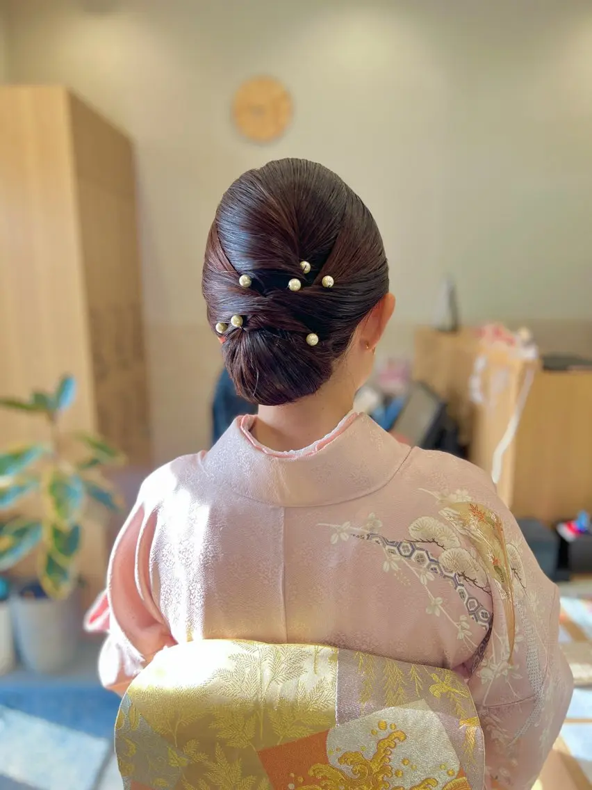 ヘアアレンジ 卒業式のヘアスタイル 山口 玖瑠美のヘアスタイル