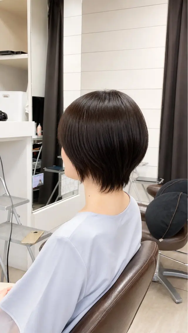 ショート カラー カット 似合わせ/33歳 /店長   村上直也のヘアスタイル