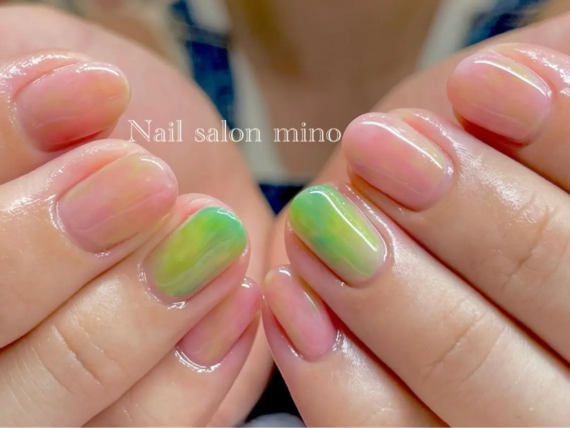 ネイル シンプルネイル ハンドネイル 三野　nail salon minoのネイルデザイン