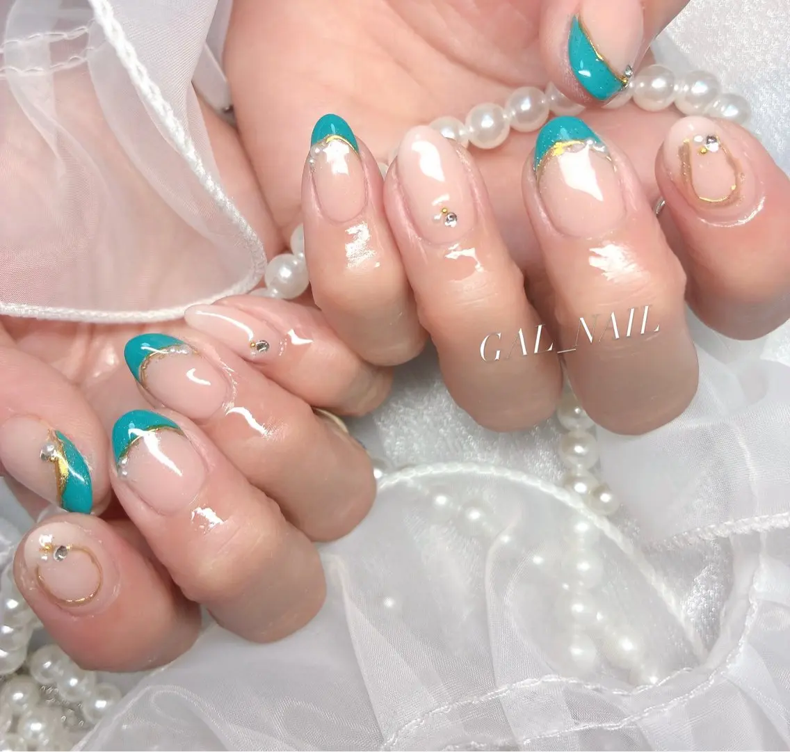 ネイル フレンチネイル ハンドネイル ハンドケア GAL_NAIL Miraiのネイルデザイン