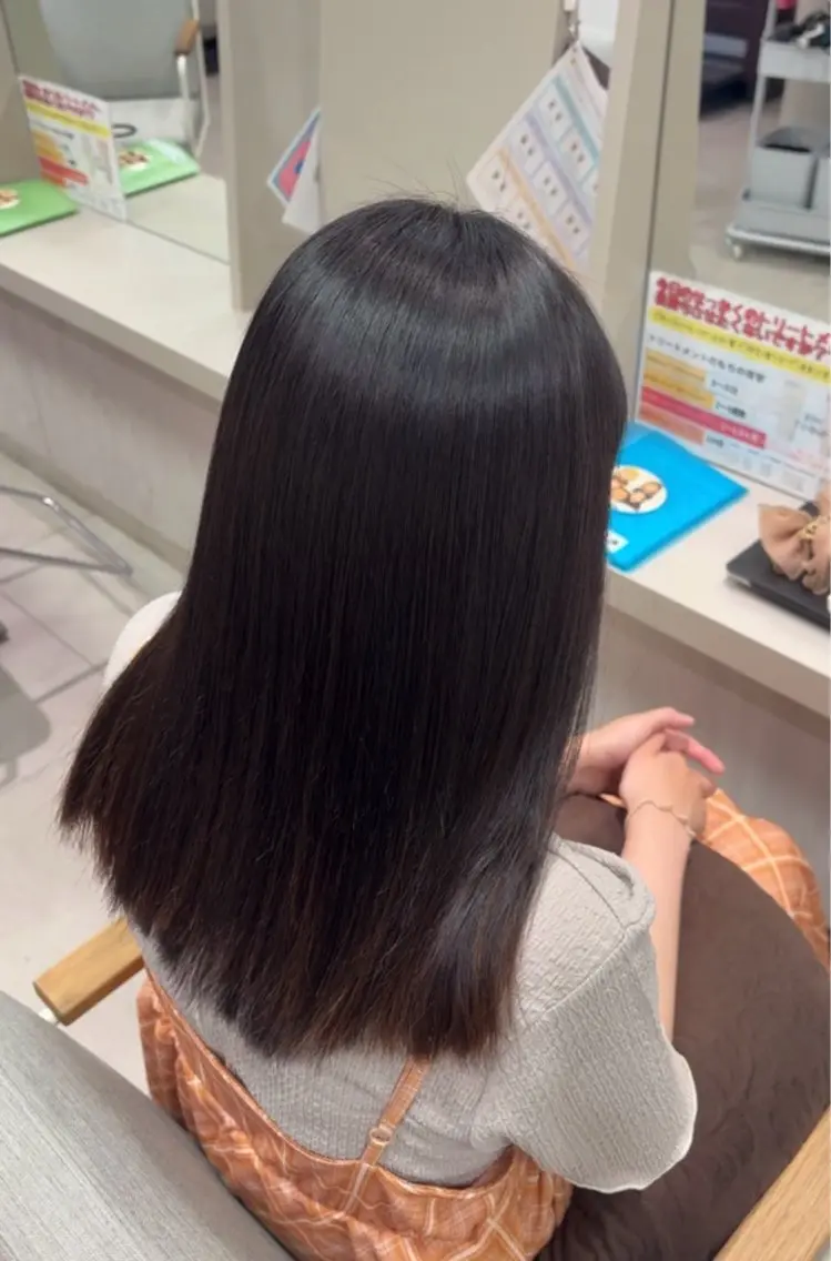 パーマ 縮毛矯正 直井 和佳奈のヘアスタイル