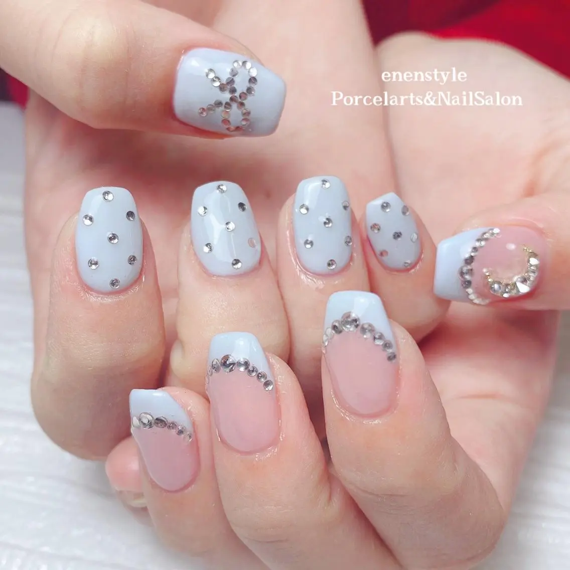 ミディアム ネイル 🐾enen style 🐾のネイルデザイン