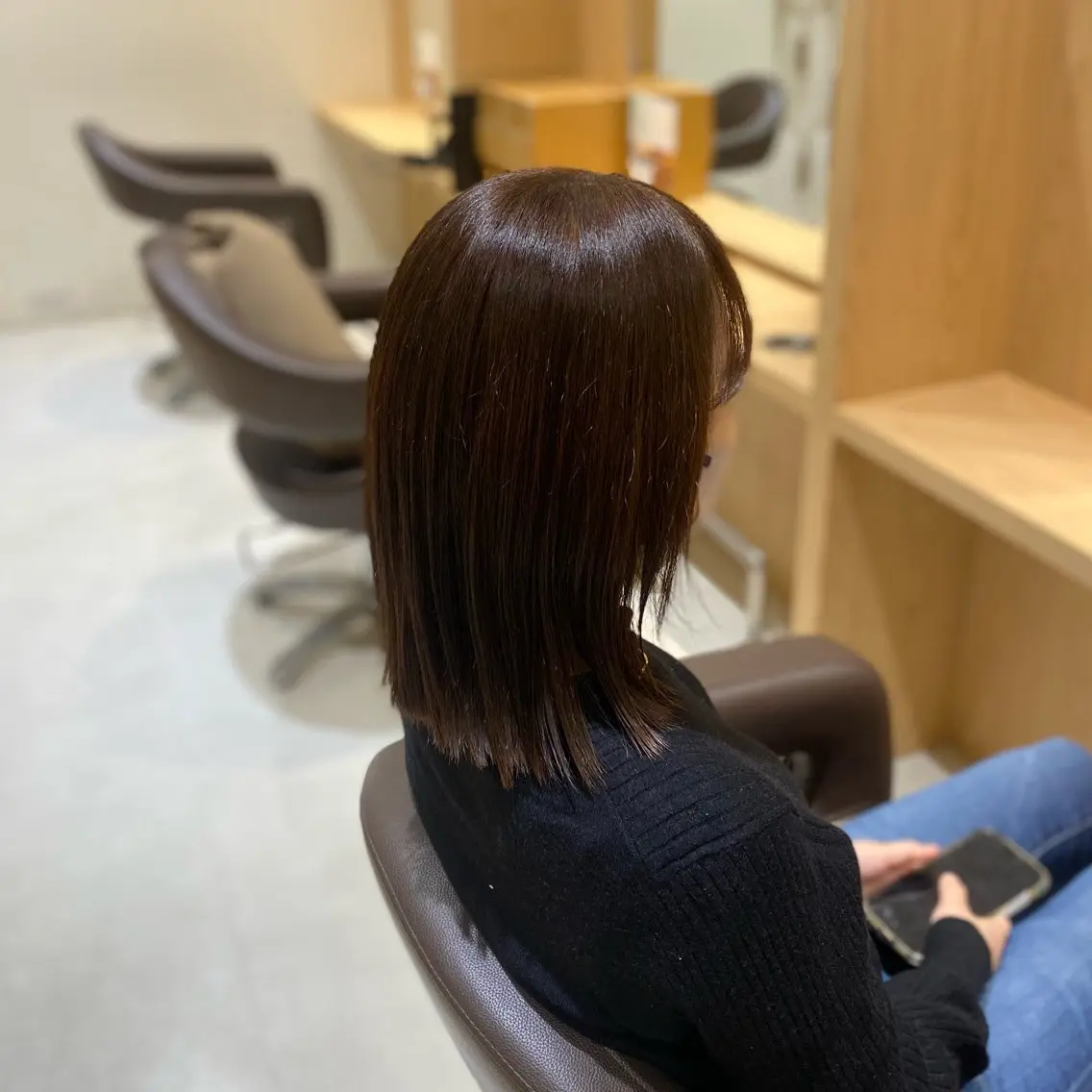 ミディアム UNIX manakaのヘアスタイル