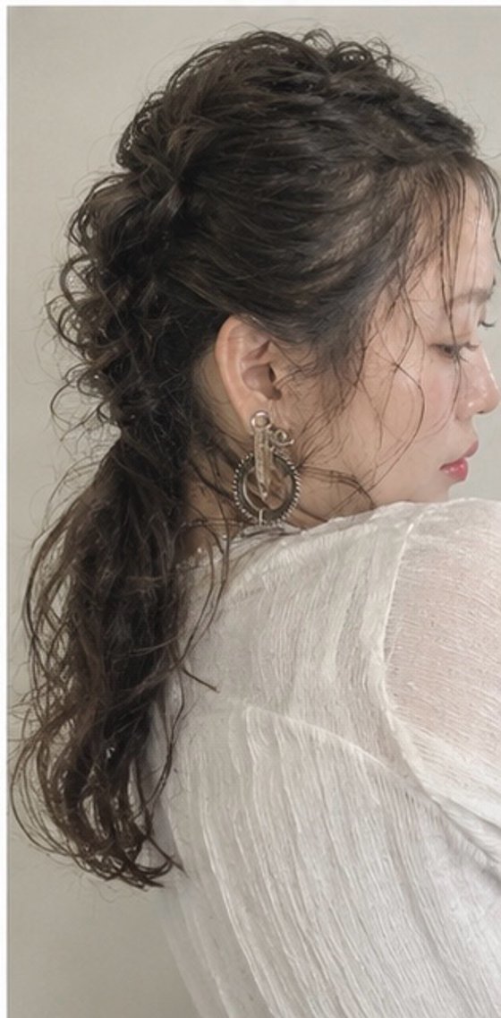 ミディアム ヘアアレンジ Verde西院店 ＫＡＲＥＮ💗のヘアスタイル