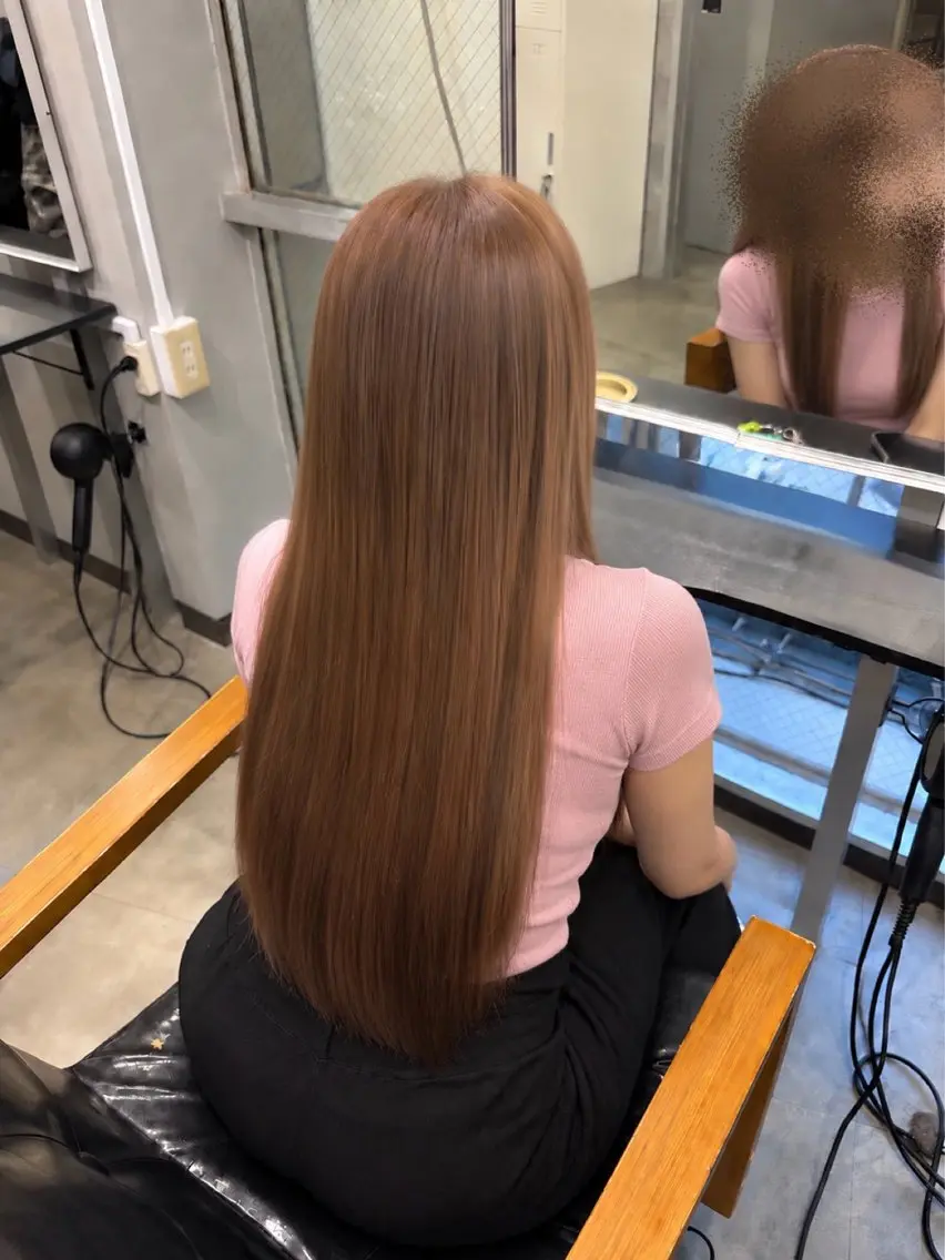 ロング トリートメント 🤍HIKARI🤍 ハイライトのヘアスタイル