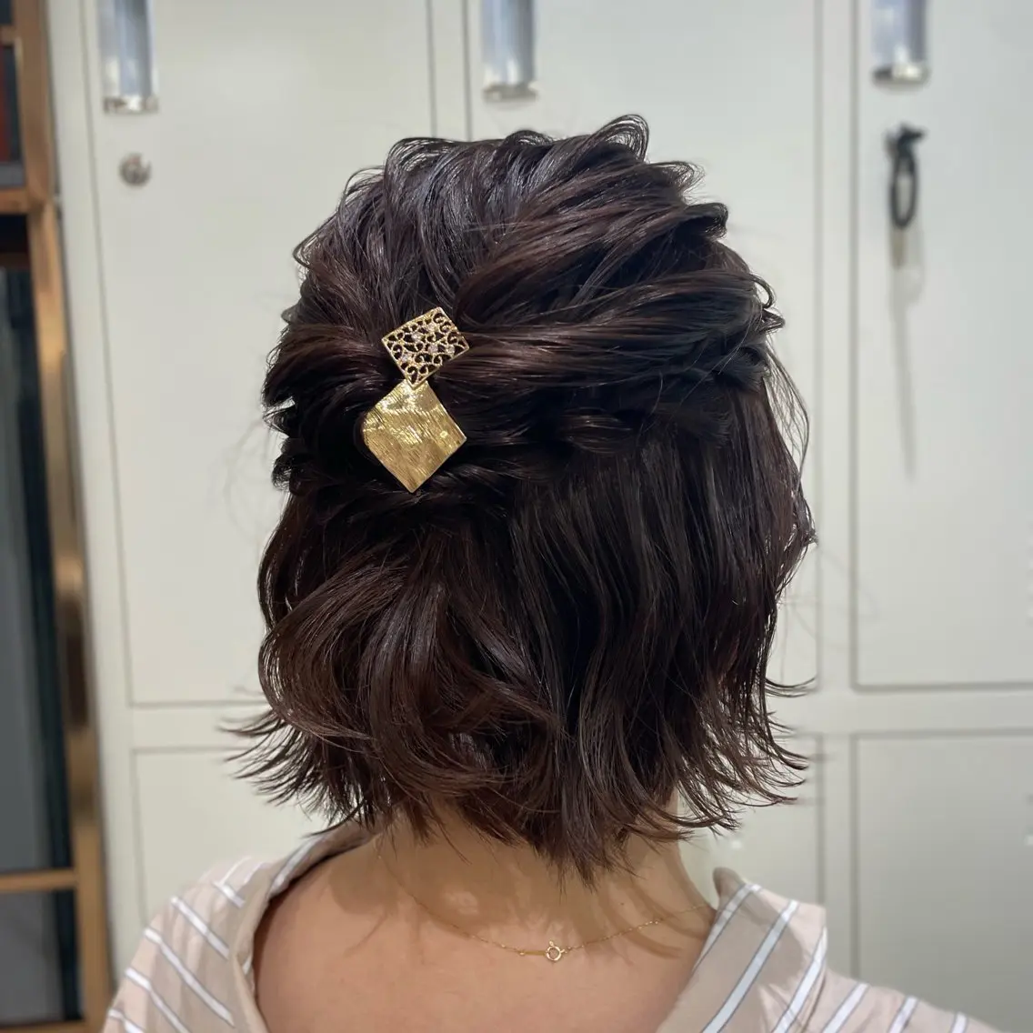 ミディアム ヘアアレンジ 横浜カラー/ブリーチ SAKI💫のヘアスタイル