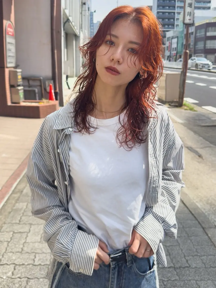 ミディアム 米澤 俊輔のヘアスタイル