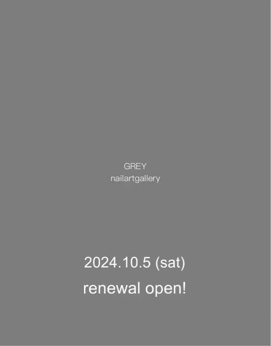 【GREY】 TAIRAのネイルデザイン