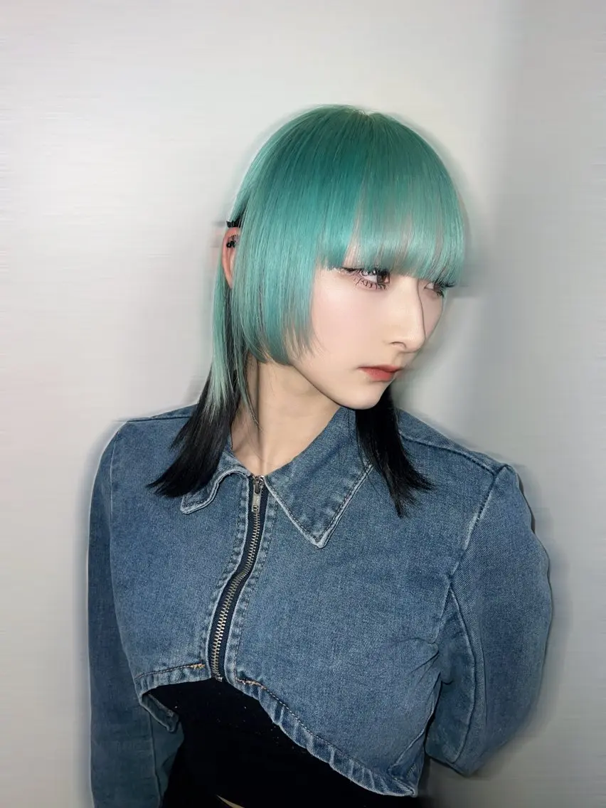 セミロング カラー ヘアカラー Ren. 🦋デザインカラーのヘアスタイル