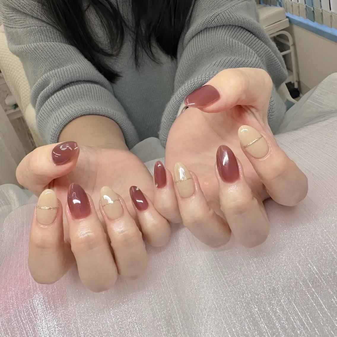 ネイル ハンドネイル OCEAN nail パラジェル　取扱い店のネイルデザイン