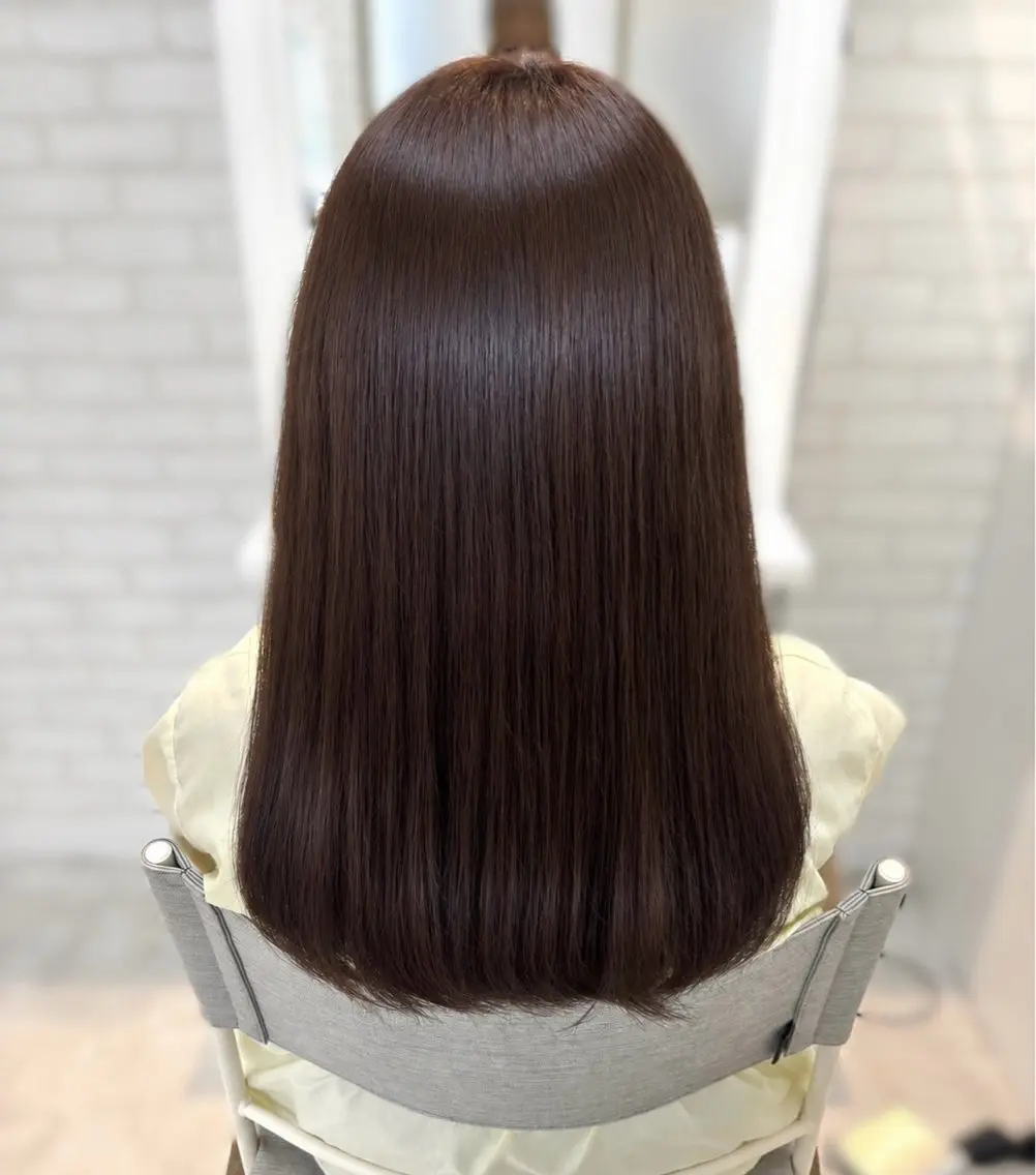 ロング カラー 透明感カラー ヘアカラー トリートメント THETAふじみ野 /美友のヘアスタイル