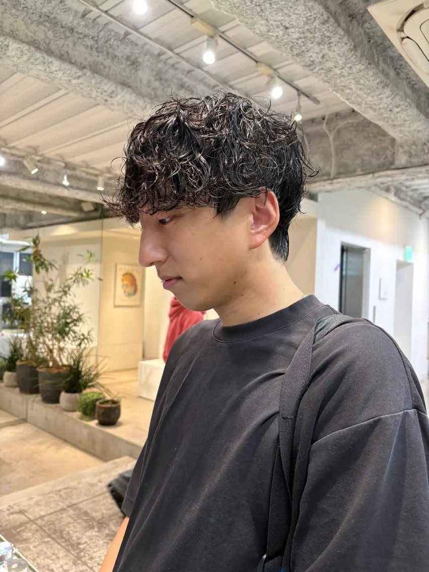 パーマ メンズ カット パーマ ANY/メンズ特化/ シバヤ　ユウキのヘアスタイル