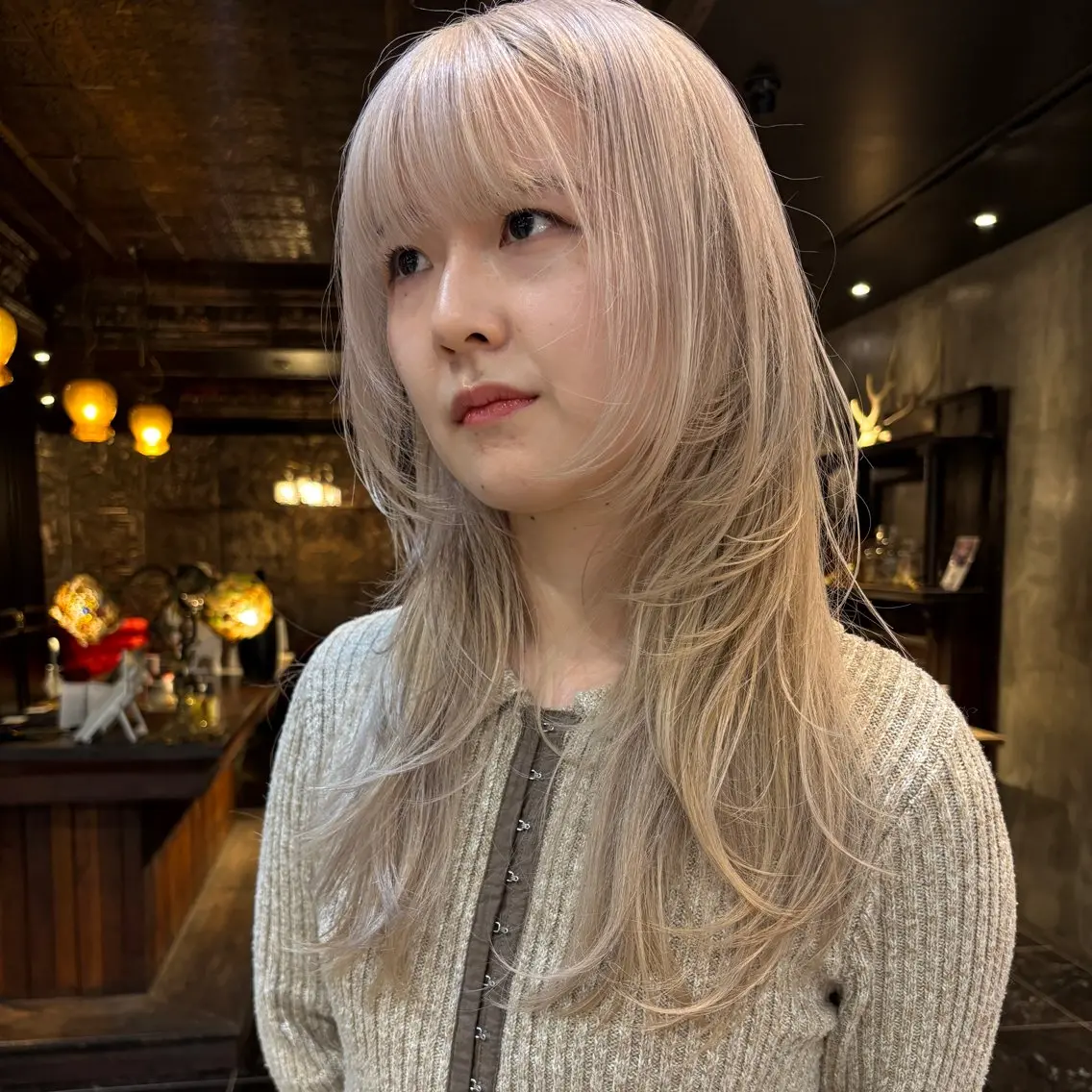 ロング カラー カット ヘアカラー トリートメント デザインレイヤー/ KOSUKEのヘアスタイル