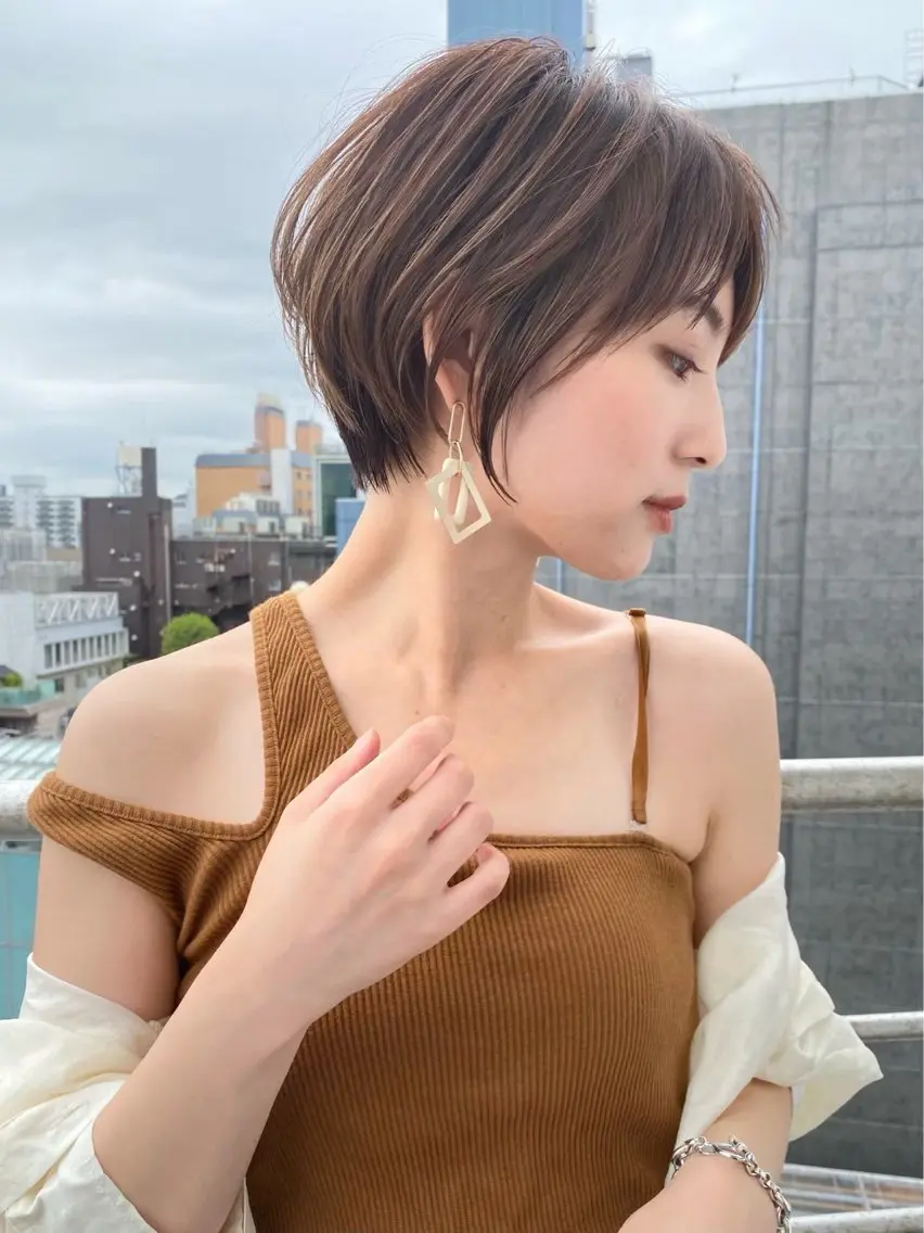 ショート ゆうま🌈艶髪カラー 🫧髪質改善のヘアスタイル
