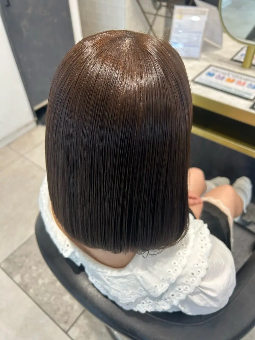 カラー ベージュカラー 透明感カラー フォギーベージュ ヘアカラー トリートメント 🎀透明感カラー｜ ゆりあのヘアスタイル