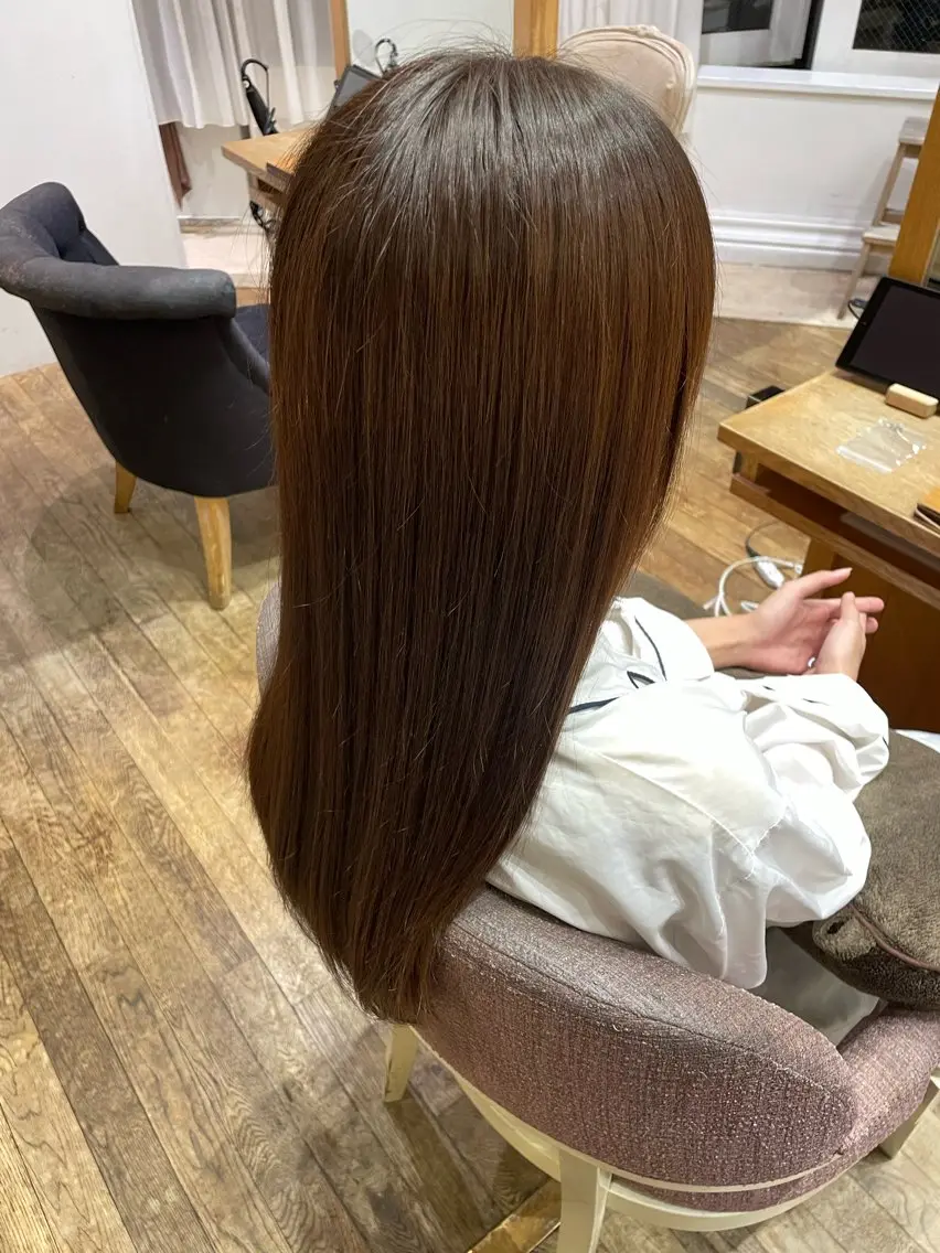 カラー 透明感カラー パーマ／似合わせヘア 嶋 彩芽のヘアスタイル