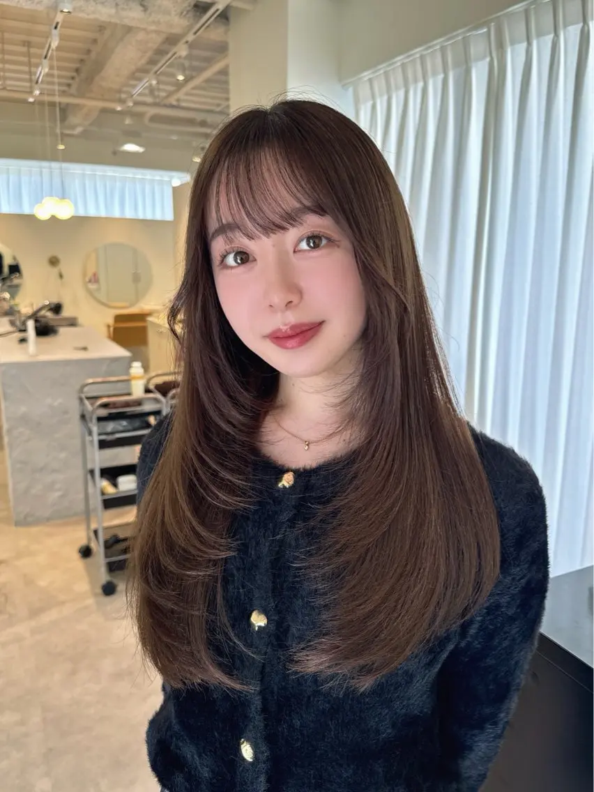 ロング カラー ayaka♡ 柔らかカラーのヘアスタイル