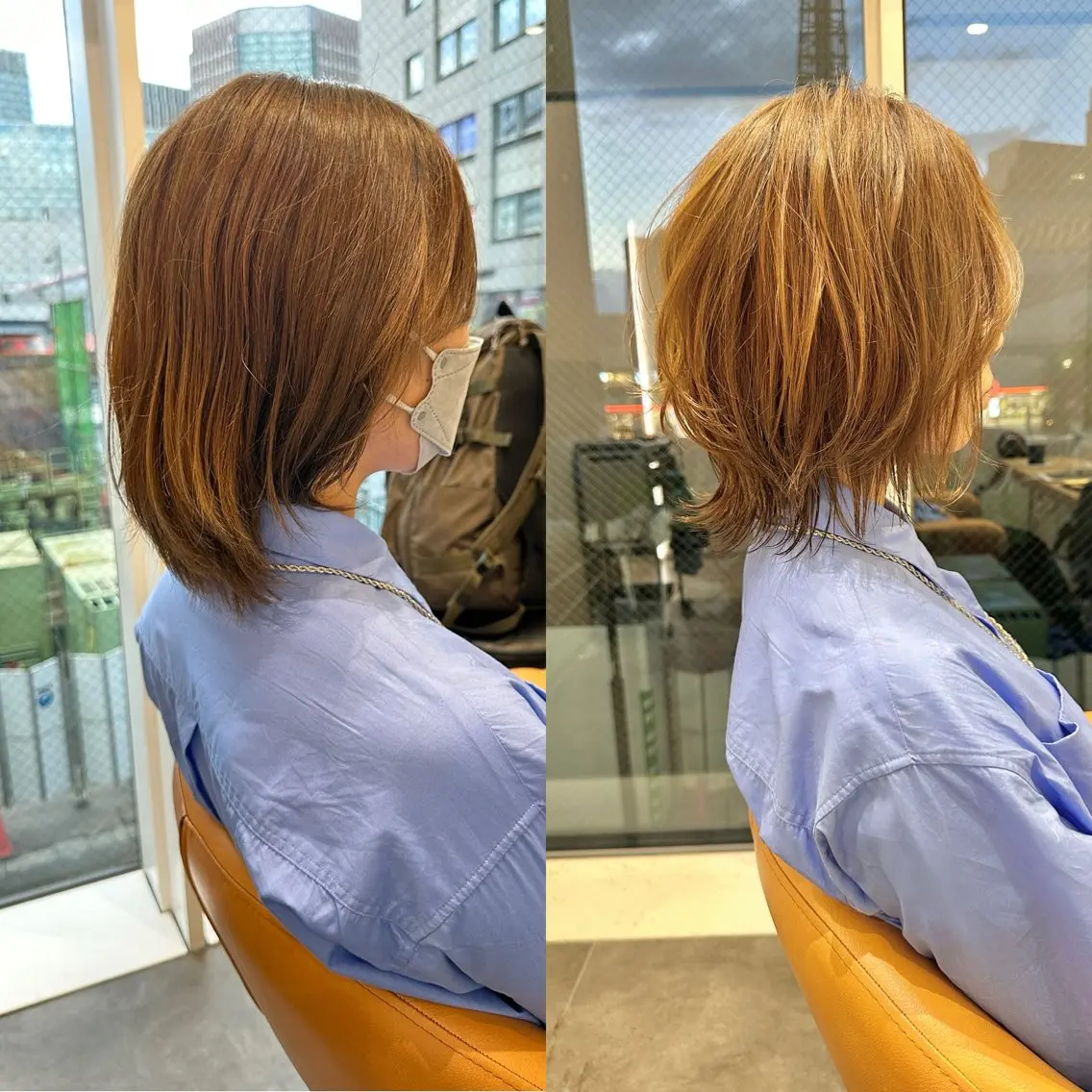ミディアム 伸ばしかけ ✂️安藤 渉✂️のヘアスタイル