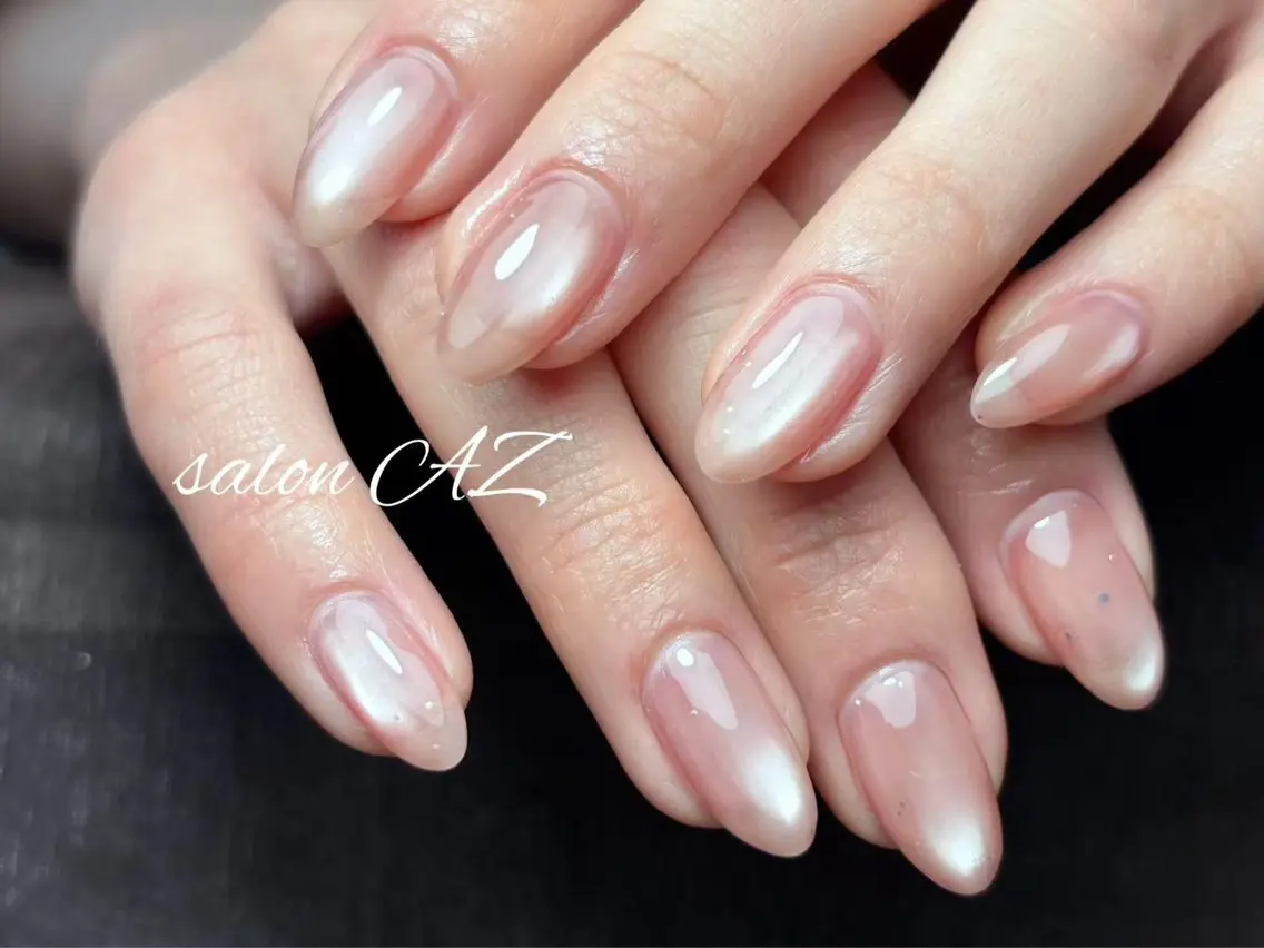 ネイル アートネイル フットネイル フレンチネイル マグネットネイル 持ち込み ハンドネイル salon AZのネイルデザイン