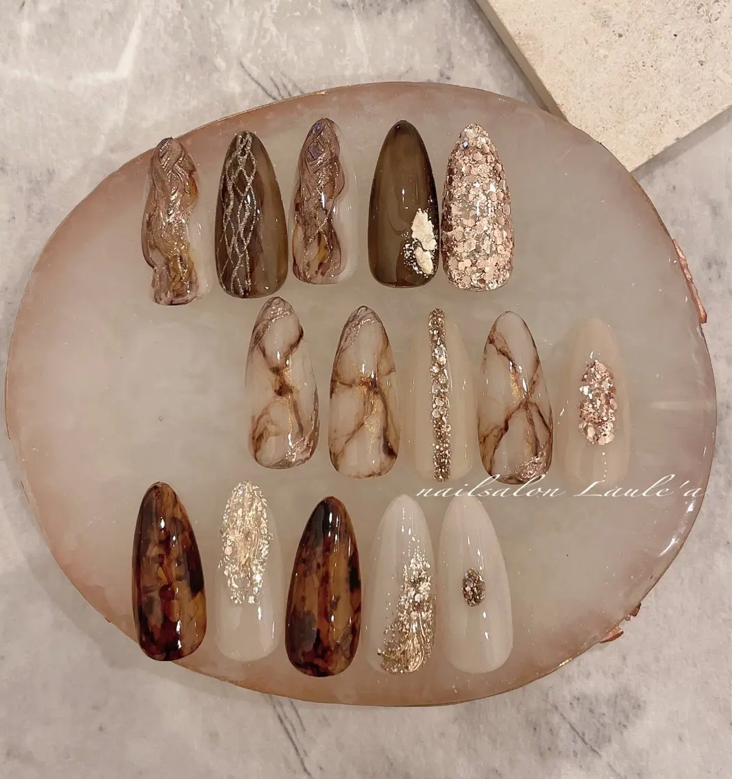 ネイル フットネイル nailsalon Laule'aのネイルデザイン