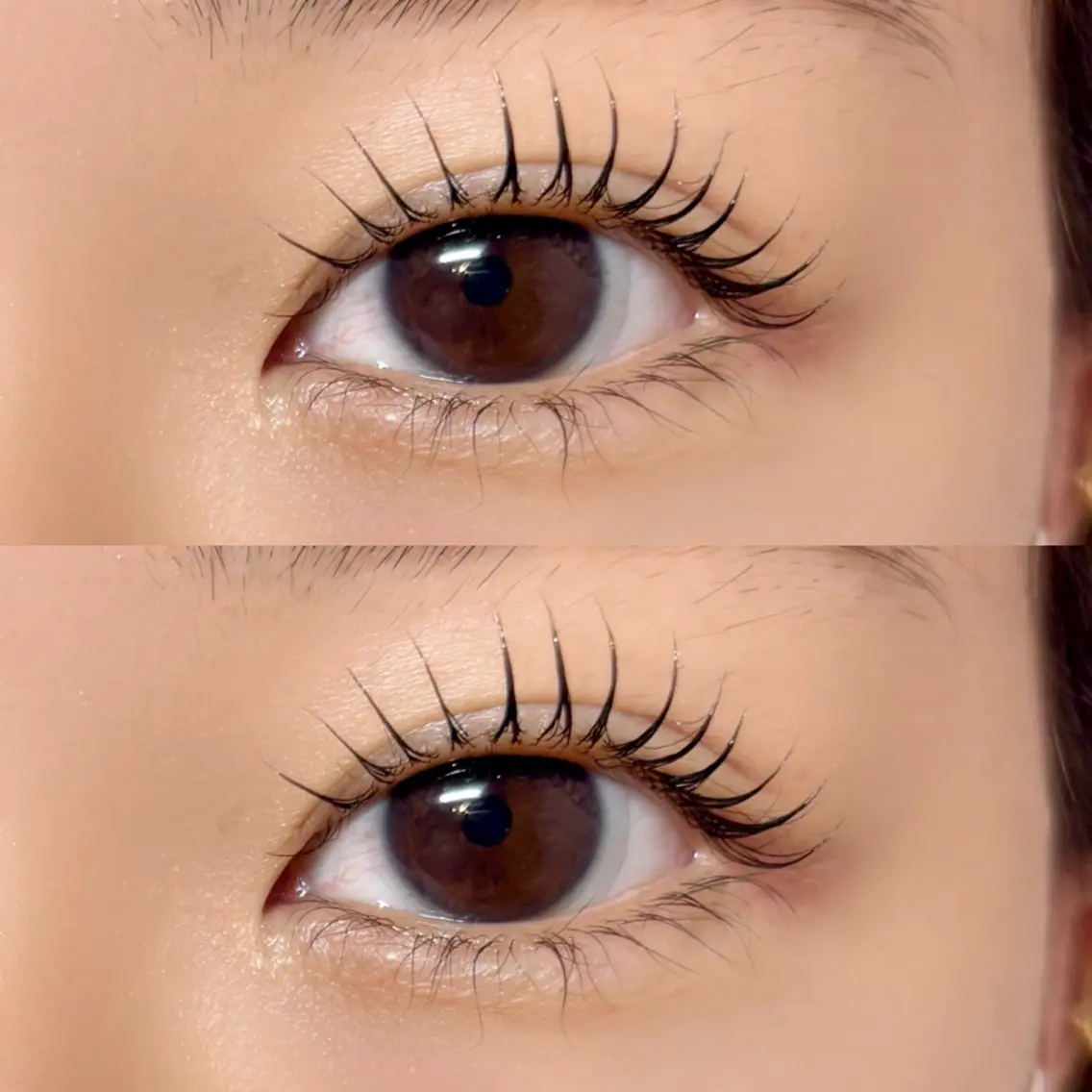 マツエク・マツパ ナチュラル パリジェンヌラッシュリフト まつげパーマ 一重×まつ毛パーマ 表参道eyelist KONOMIのマツエク・マツパデザイン