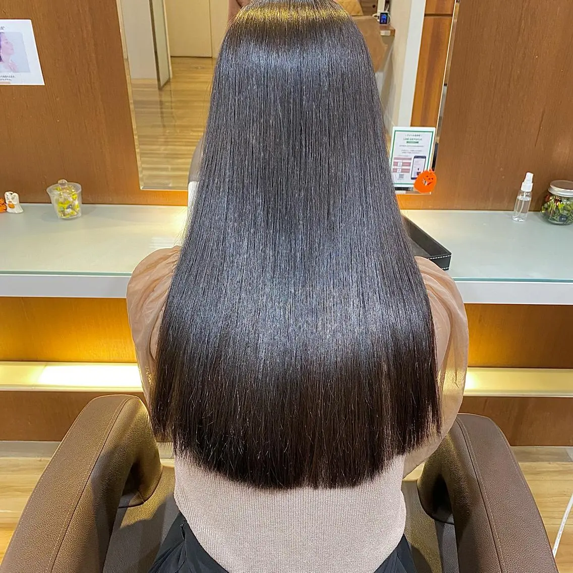 【🌟湿気対策🌟】髪質改善ストレート＋カット✂︎の写真