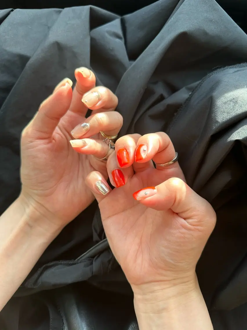 ネイル ハンドネイル フットネイル kiii.__ ✴︎*のネイルデザイン