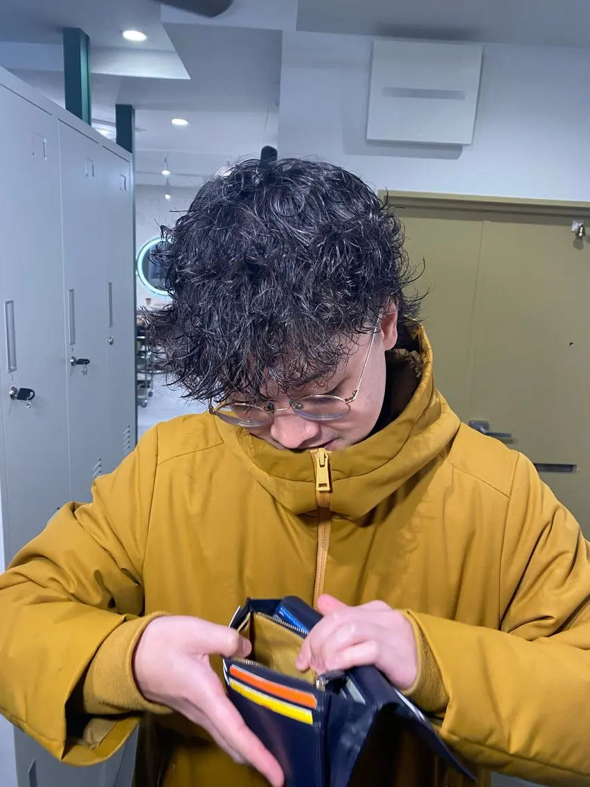 メンズカット＋パーマの写真