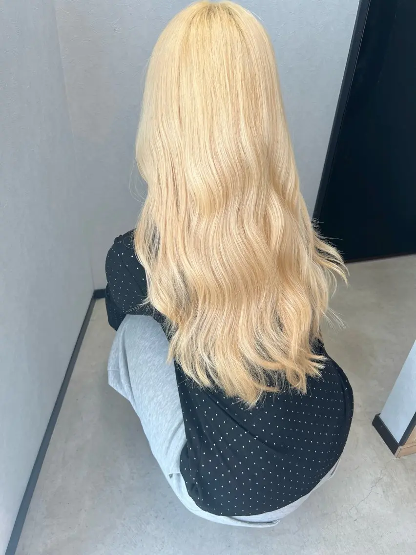 ロング カラー カット ヘアカラー 池本 勇大のヘアスタイル