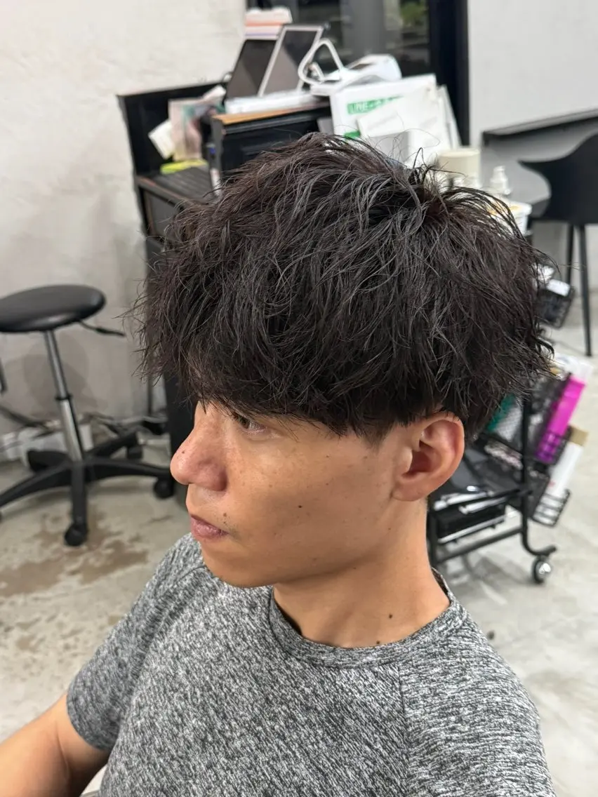 パーマ メンズ メンズパーマ ツイストスパイラルパーマ スパイラルパーマ カット パーマ 💈masahi💈 【メンズ特化】のヘアスタイル