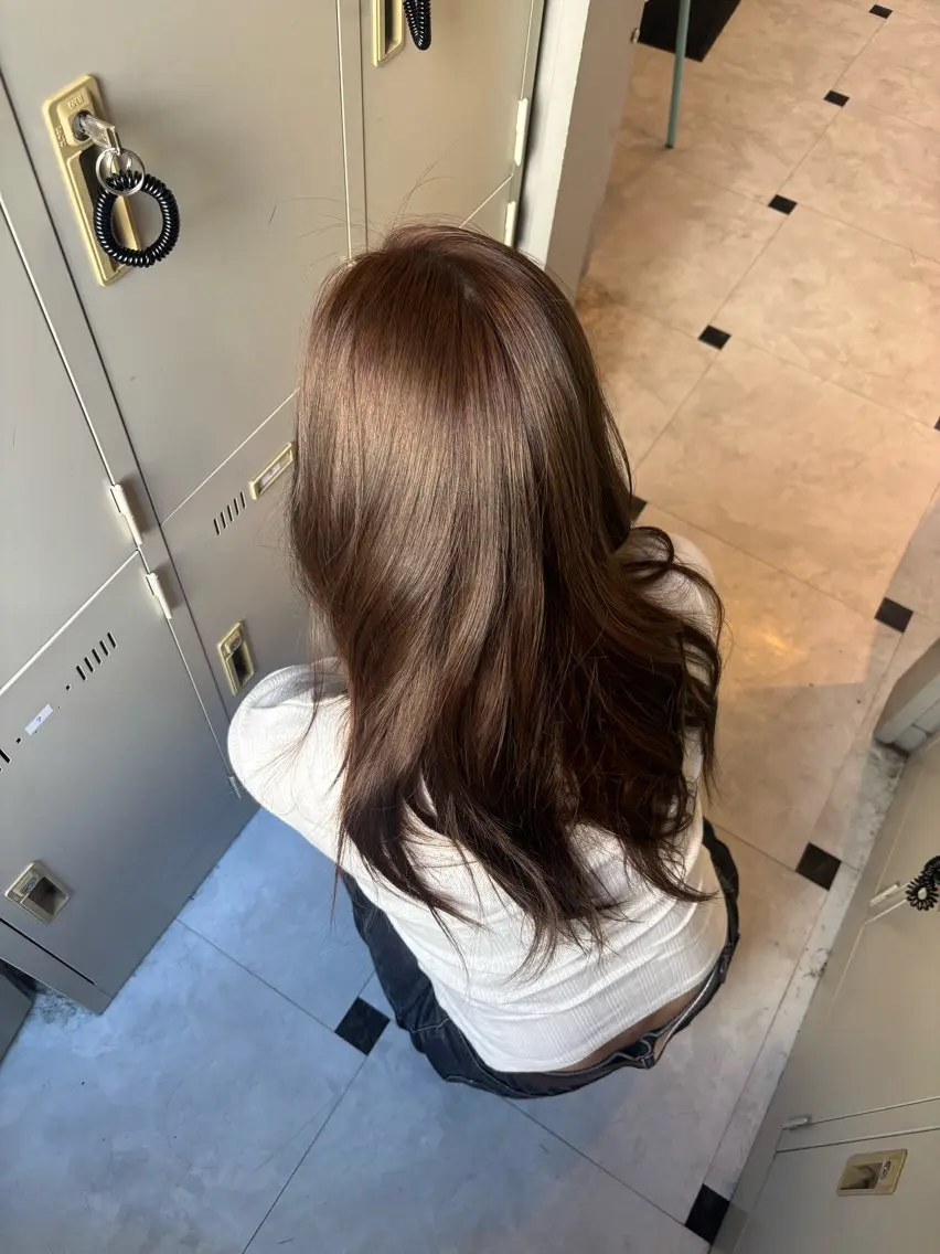 ロング ヘアカラー 似合わせcolor 🎀ʀɪɴᴏ🎶🪽のヘアスタイル