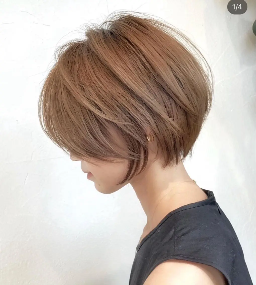 ショート カラー ヘアカラー 髪質改善／縮毛矯正 関根青葉のヘアスタイル