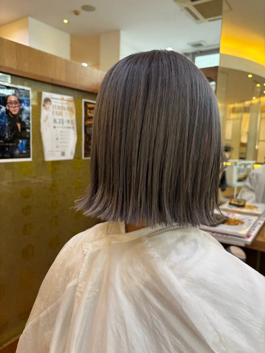 ミディアム カラー ブリーチ ケアブリーチ ヘアカラー トリートメント ハイトーン /艶感 / kanonのヘアスタイル