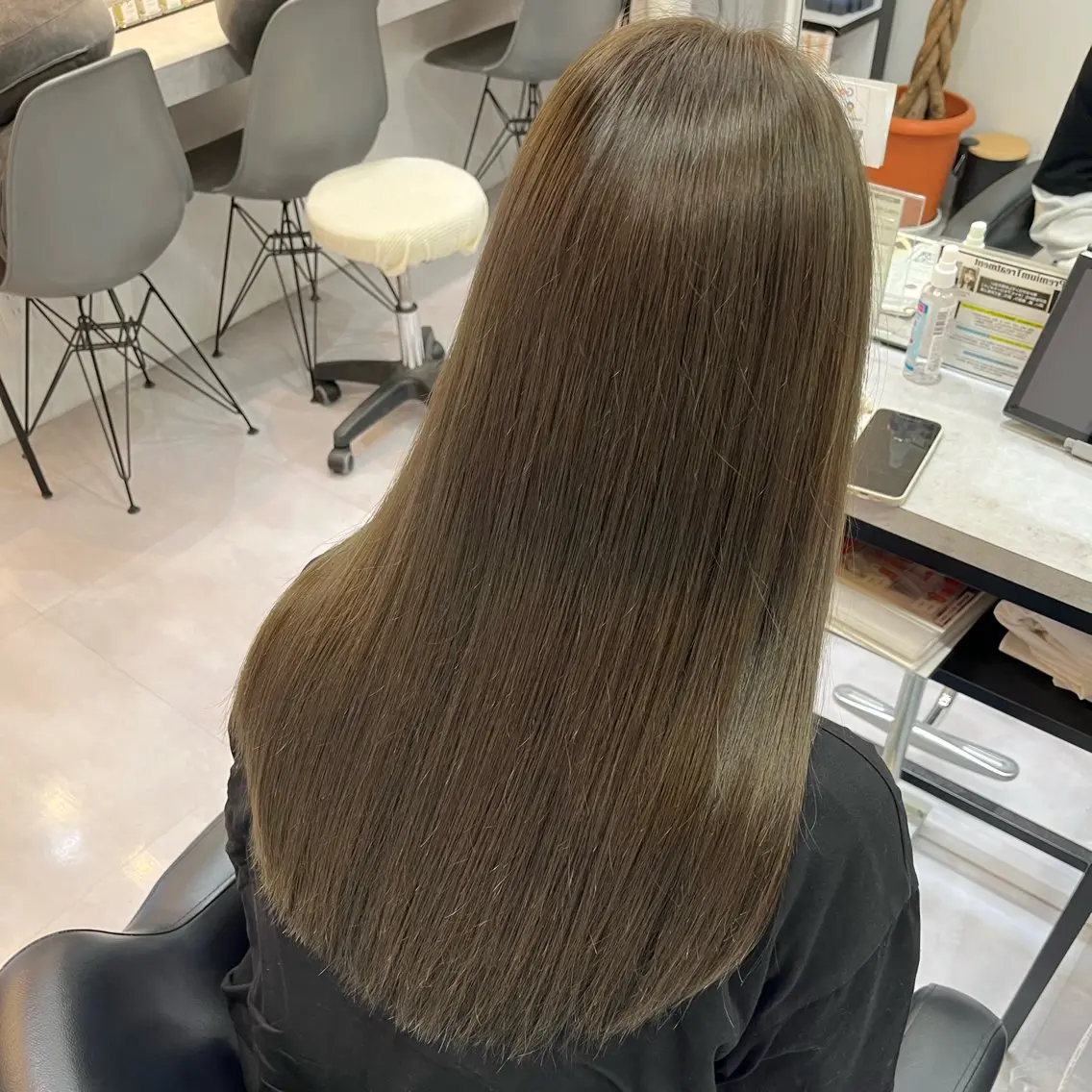ロング カラー 透け感ブラウンカラー /レイヤー🧸ナシコのヘアスタイル