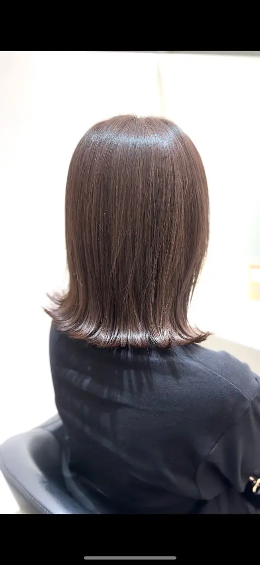 ミディアム 福井 莉帆のヘアスタイル