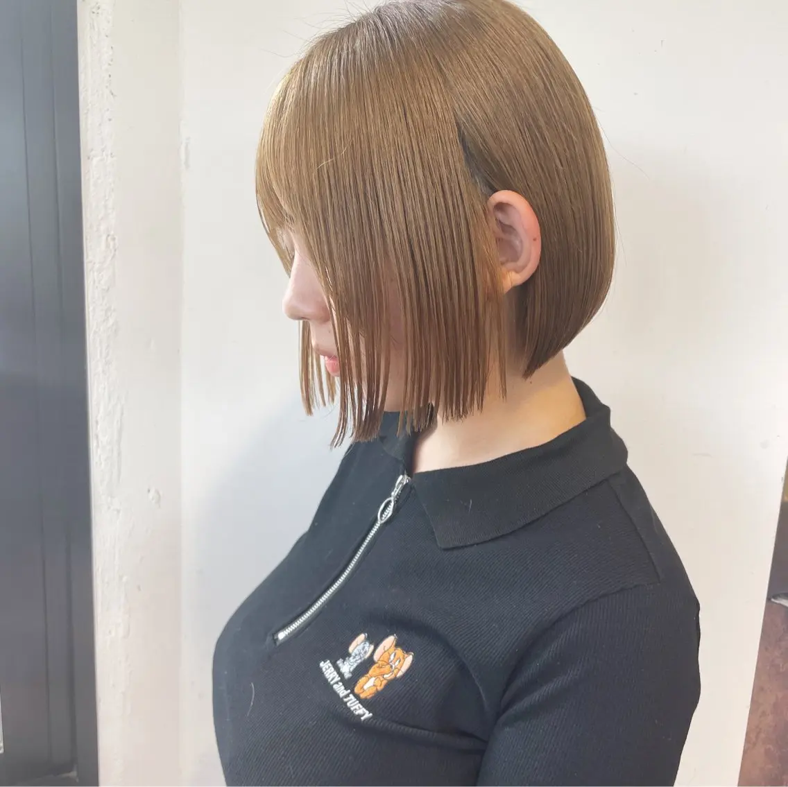 ミディアム カラー ベージュカラー ボブ カット ヘアカラー 似合わせヘア🤍 面田法子のヘアスタイル