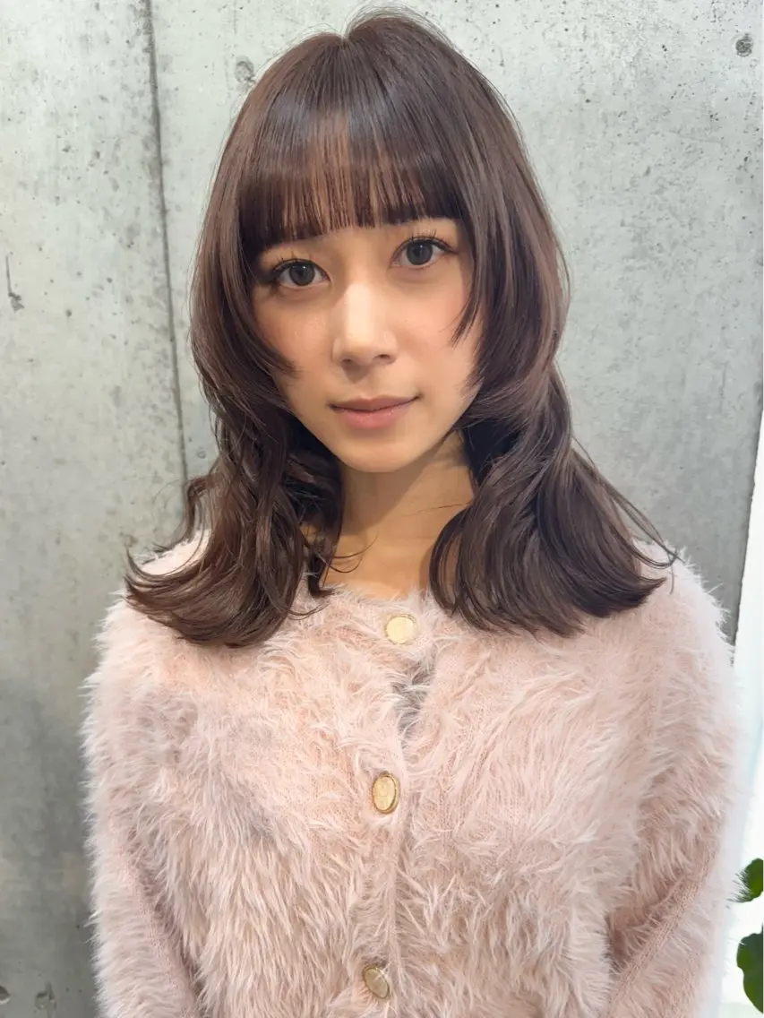 セミロング カラー バレイヤージュ ブリーチ ケアブリーチ 透明感カラー ダブルカラー カット ヘアカラー lani ブリーチ /ダブルカラーのヘアスタイル