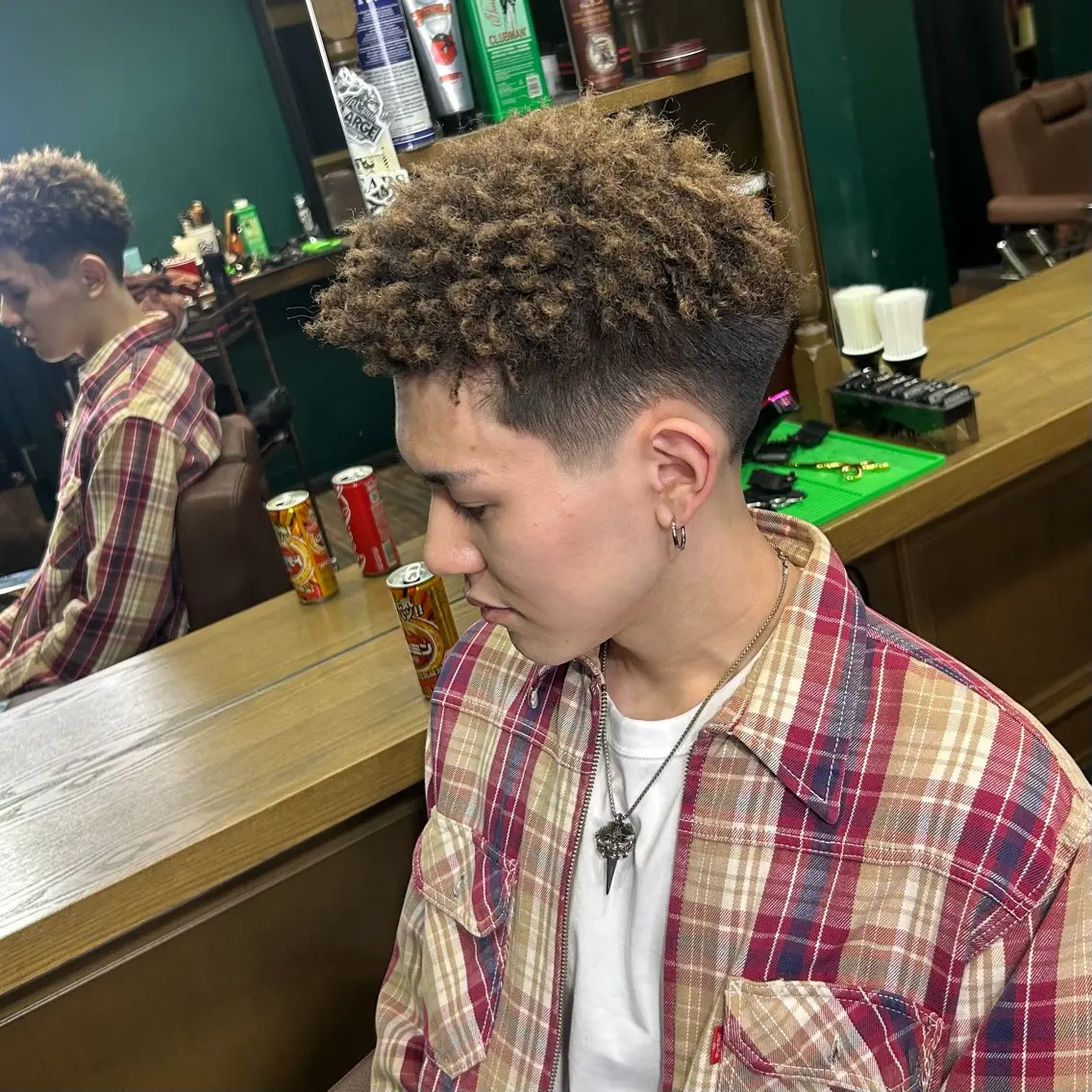 ショート パーマ メンズ カット パーマ 💈PRO SHOP WAVE 望愛💈のヘアスタイル